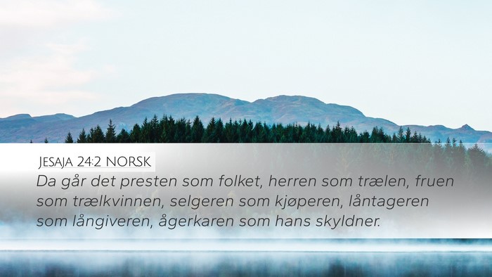 Jesaja 24:2 NORSK Bible Verse Image