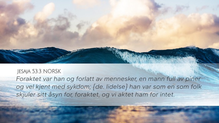 Jesaja 53:3 NORSK Bible Verse Image
