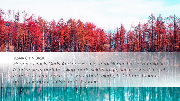 Jesaja 61:1 NORSK Bible Verse Image