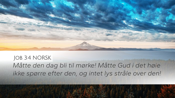 Job 3:4 NORSK Bible Verse Image