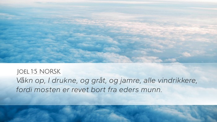 Joel 1:5 NORSK Bible Verse Image