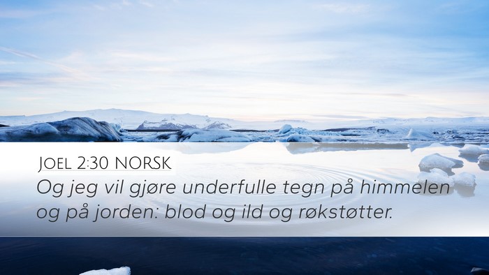 Joel 2:30 NORSK Bible Verse Image