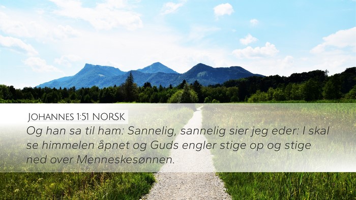 Johannes 1:51 NORSK Bible Verse Image