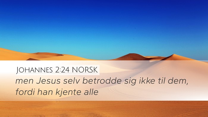 Johannes 2:24 NORSK Bible Verse Image
