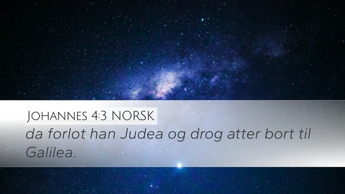 Johannes 4:3 NORSK Bible Verse Image