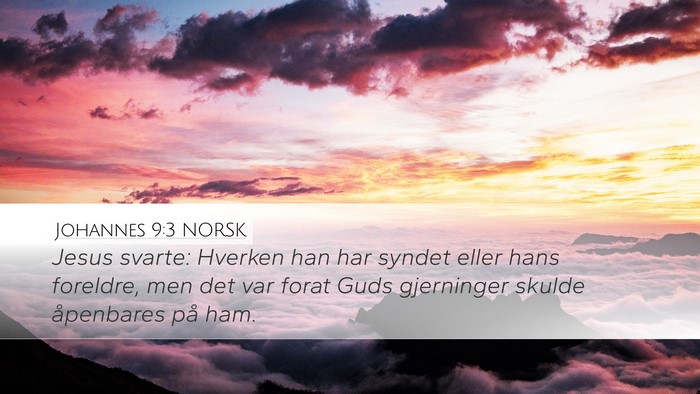 Johannes 9:3 NORSK Bible Verse Image