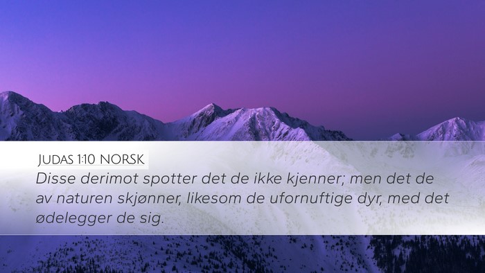Judas 1:10 NORSK Bible Verse Image