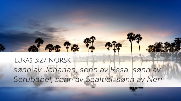 Lukas 3:27 NORSK Bible Verse Image
