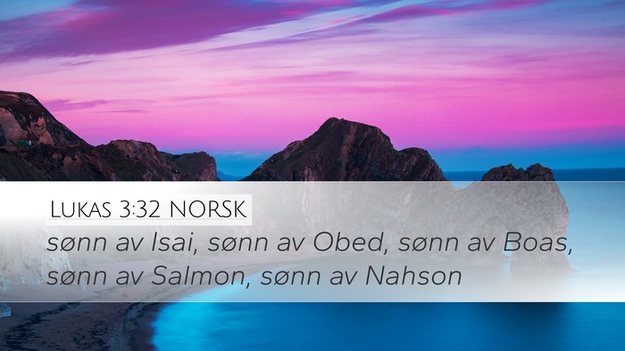 Lukas 3:32 NORSK Bible Verse Image