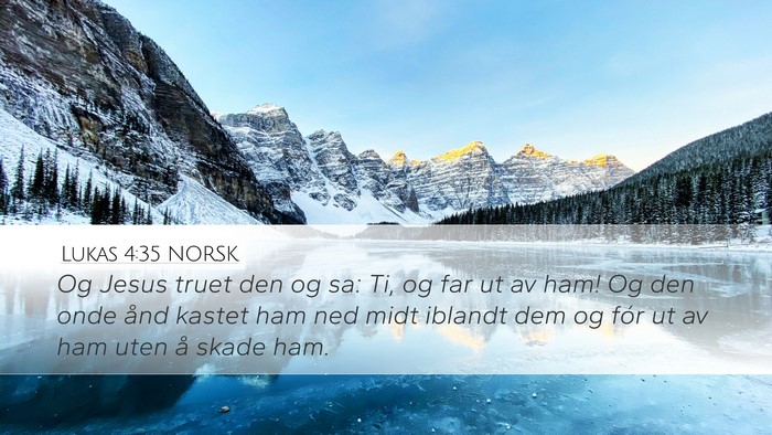 Lukas 4:35 NORSK Bible Verse Image