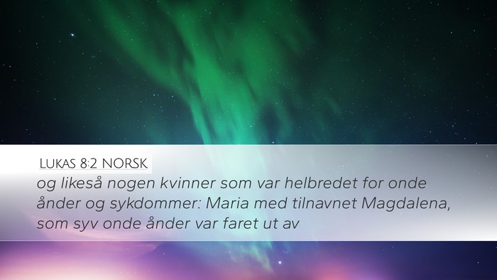 Lukas 8:2 NORSK Bible Verse Image