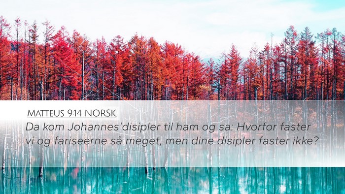 Matteus 9:14 NORSK Bible Verse Image