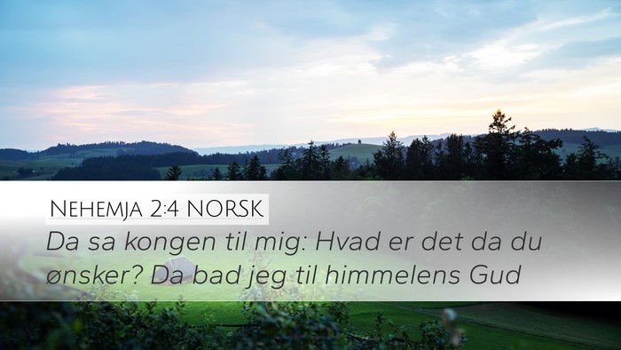 Nehemja 2:4 NORSK Bible Verse Image
