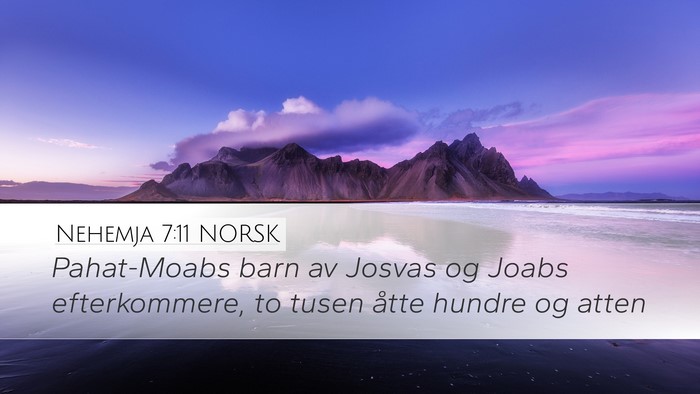 Nehemja 7:11 NORSK Bible Verse Image