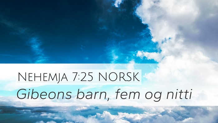 Nehemja 7:25 NORSK Bible Verse Image