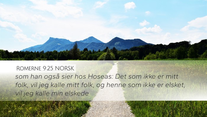 Romerne 9:25 NORSK Bible Verse Image
