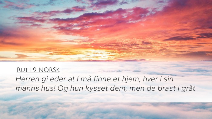 Rut 1:9 NORSK Bible Verse Image