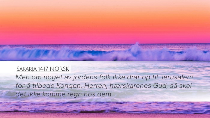 Sakarja 14:17 NORSK Bible Verse Image