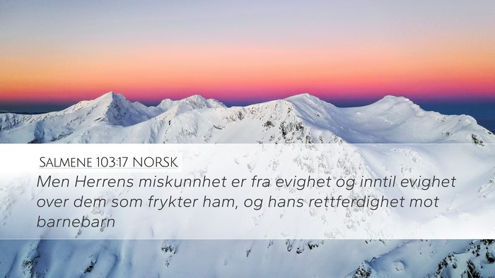 Salmene 103:17 NORSK Bible Verse Image