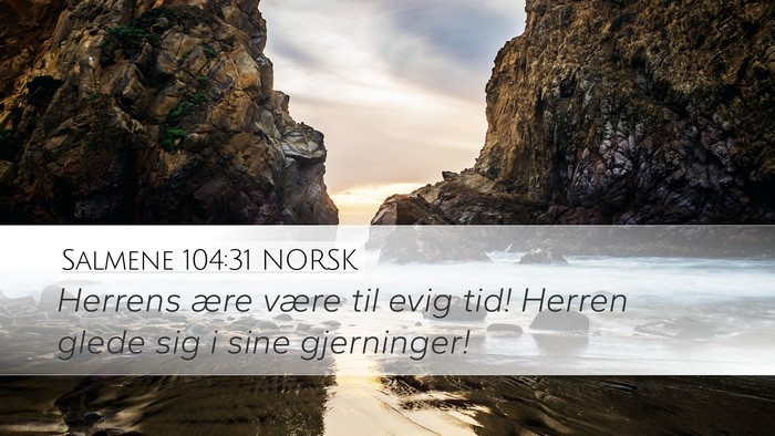 Salmene 104:31 NORSK Bible Verse Image
