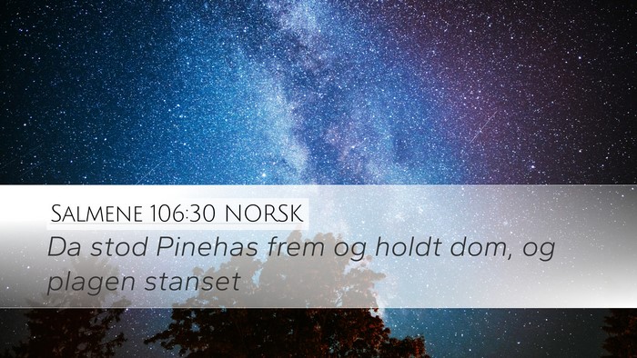 Salmene 106:30 NORSK Bible Verse Image