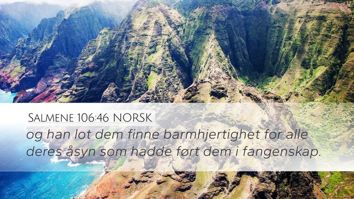 Salmene 106:46 NORSK Bible Verse Image