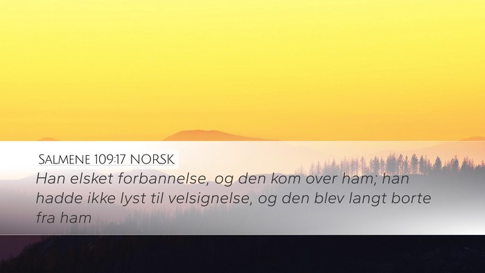 Salmene 109:17 NORSK Bible Verse Image