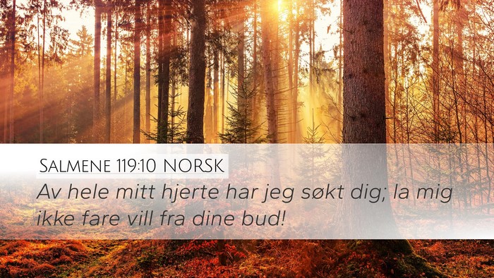Salmene 119:10 NORSK Bible Verse Image