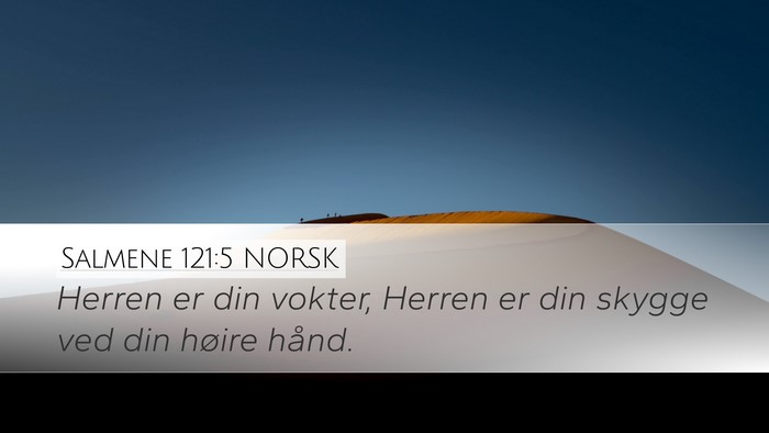 Salmene 121:5 NORSK Bible Verse Image