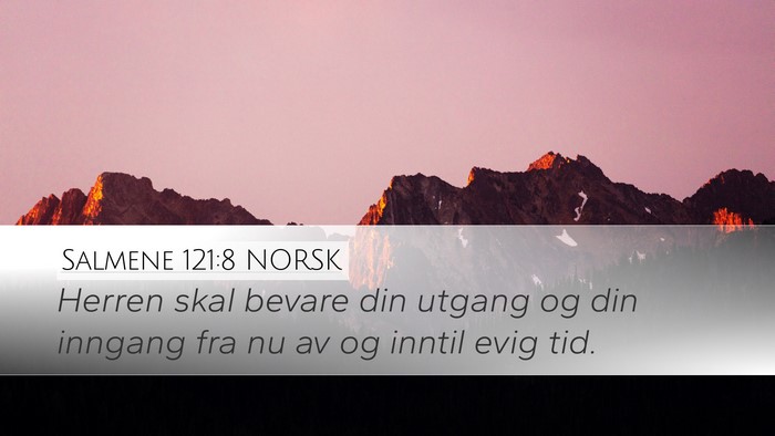 Salmene 121:8 NORSK Bible Verse Image