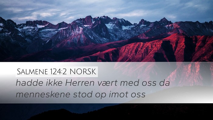 Salmene 124:2 NORSK Bible Verse Image