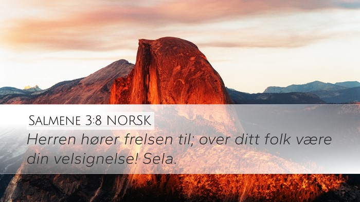 Salmene 3:8 NORSK Bible Verse Image