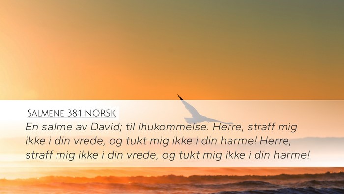 Salmene 38:1 NORSK Bible Verse Image