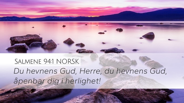 Salmene 94:1 NORSK Bible Verse Image