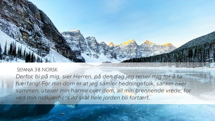 Sefanja 3:8 NORSK Bible Verse Image