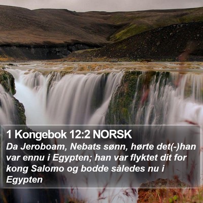 1 Kongebok 12:2 NORSK Bible Verse Image