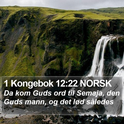 1 Kongebok 12:22 NORSK Bible Verse Image