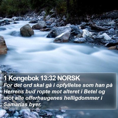 1 Kongebok 13:32 NORSK Bible Verse Image