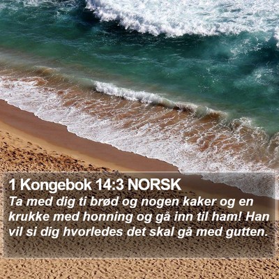 1 Kongebok 14:3 NORSK Bible Verse Image