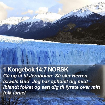 1 Kongebok 14:7 NORSK Bible Verse Image