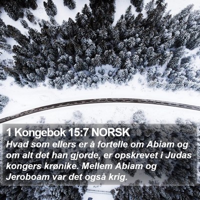 1 Kongebok 15:7 NORSK Bible Verse Image