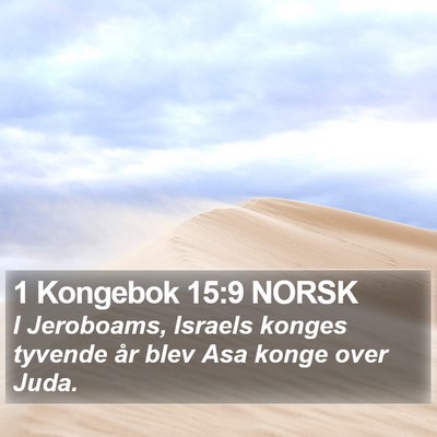 1 Kongebok 15:9 NORSK Bible Verse Image