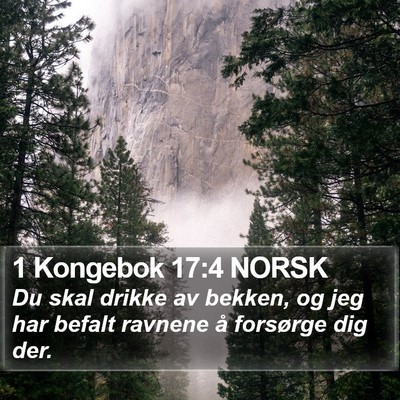 1 Kongebok 17:4 NORSK Bible Verse Image