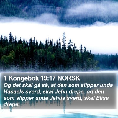 1 Kongebok 19:17 NORSK Bible Verse Image