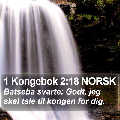 1 Kongebok 2:18 NORSK Bible Verse Image