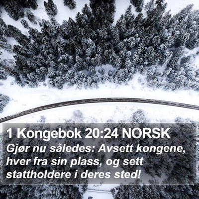 1 Kongebok 20:24 NORSK Bible Verse Image