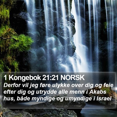 1 Kongebok 21:21 NORSK Bible Verse Image