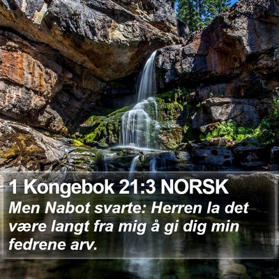 1 Kongebok 21:3 NORSK Bible Verse Image