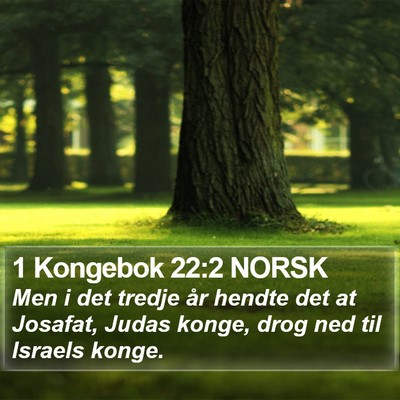 1 Kongebok 22:2 NORSK Bible Verse Image