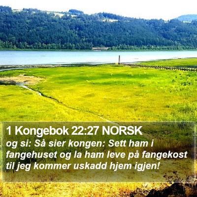 1 Kongebok 22:27 NORSK Bible Verse Image